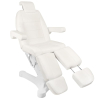 FOTEL KOSMETYCZNY ELEKTR. A-207C PEDI WHITE/IVORY (5 SILNIKÓW)